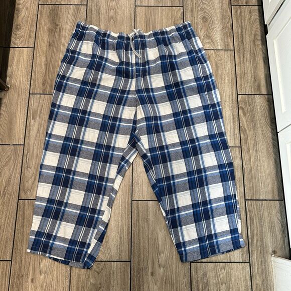 Joe Boxer Mens Pajama Pants 3X Pockets Plaid Checkered Stretch Comfort Lounge - Picture 1 of 11